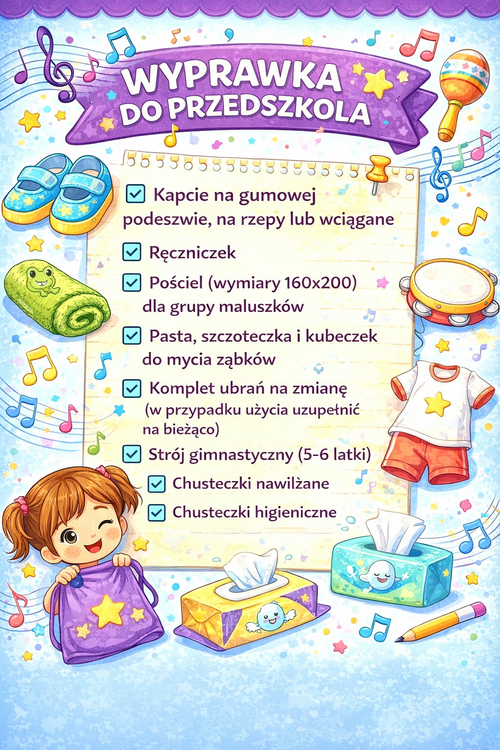 Wyprawka do przedszkola